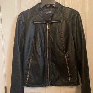 Kenner Cole Reaction Black Leather Jacket
